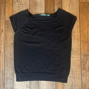 Ralph Lauren Classic Black Knit Top
